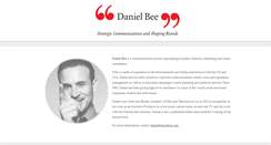 Desktop Screenshot of danielbee.com